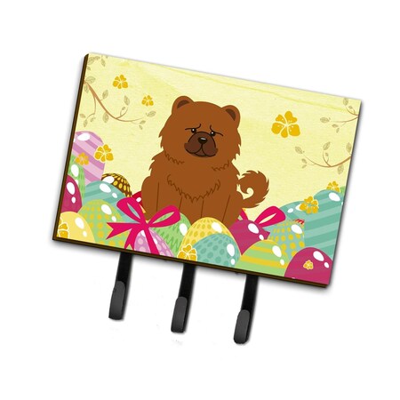 Carolines Treasures Easter Eggs Chow Chow Red Leash or Key Holder BB6142TH68